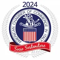 Logo American Chamber of Italy socio sostenitore