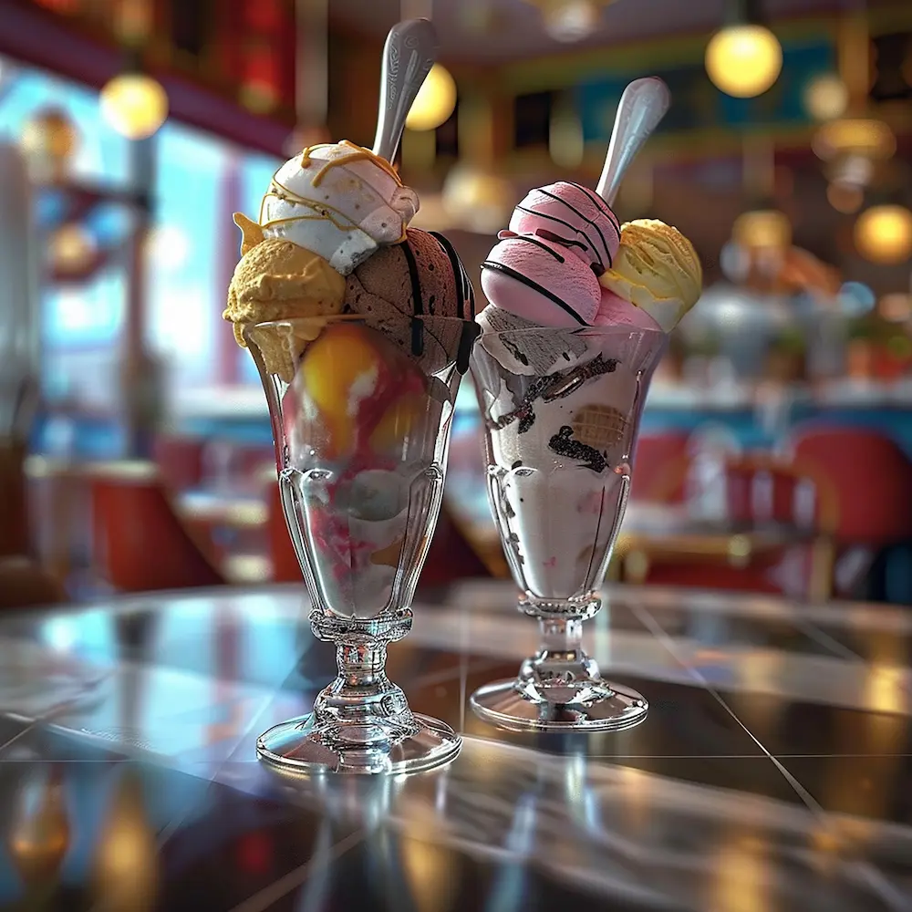 interno di una gelateria italiana a new york